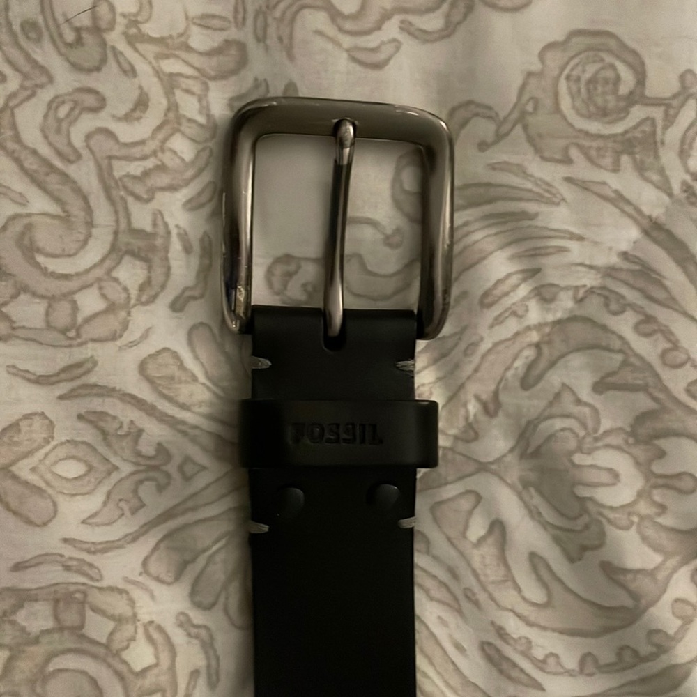Fossil black leather 36